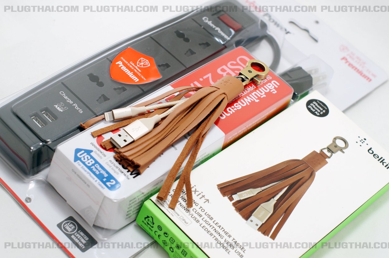 PROMO! พิเศษ Buy 1 Get 1 สายชาร์จ Lightning "แท้" BELKIN พร้อมปลั๊กไฟ ...