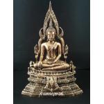 พระพุทธชินราช สีทองโบราณ รหัส9822