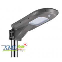 โคมไฟถนนโซล่าเซลล์ สีเทา 1200 lumens+Motion sensor (แสง ขาว )