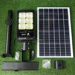 โคมไฟถนนโซล่าเซลล์ Black Edition 300 W. PRO (แสง : ขาว)