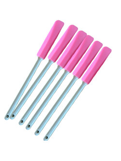 ไม้พายซิลิโคน ด้ามพลาสติก ไซส์เล็ก 28.5*2.3 cm. (สีของสินค้า ต่างไปตามล็อตการผลิต ทางร้านจะจัดส่งตามสีที่มีค่ะ)