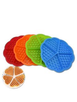 แม่พิมพ์ซิลิโคน พิมพ์สบู่ พิมพ์วุ้น พิมพ์ขนม รูปวาฟเฟิล 17.5*1.5 cm.