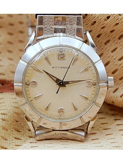 นาฬิกาเก่า WITTNAUER ไขลาน