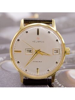 นาฬิกาเก่า HELBROS ไขลาน