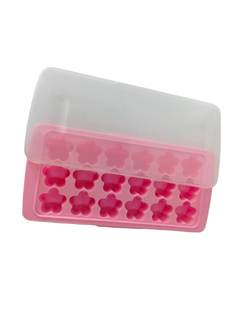 แม่พิมพ์วุ้น พิมพ์พลาสติก พิมพ์น้ำแข็ง รูปดอกไม้ 18 ช่อง(คละสี)