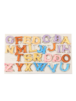 โมล แม่พิมพ์ซิลิโคน แม่พิมพ์สบู่ แม่พิมพ์วุ้น แม่พิมพ์ขนม รูป a-z