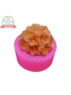 โมล(Mold) แม่พิมพ์ซิลิโคน ทำวุ้น ขนม สบู่ งานDiy รูปดอกปีบ