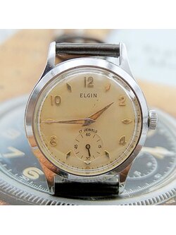 นาฬิกาเก่า ELGIN ไขลานสองเข็มครึ่ง
