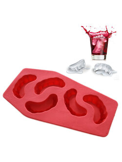 แม่พิมพ์ซิลิโคน พิมพ์สบู่ พิมพ์วุ้น พิมพ์ขนม รูปฟัน 5 ช่อง