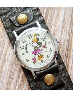 นาฬิกาเก่า MINNIE MOUSE ไขลาน