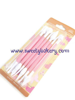 อุปกรณ์ตกแต่งฟองดองท์ (Gum Paste Tool Set) คละสี
