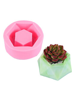 โมล(Mold) แม่พิมพ์ซิลิโคน ทำวุ้น ขนม สบู่ งานdiy รูปกระถางกระบองเพชร