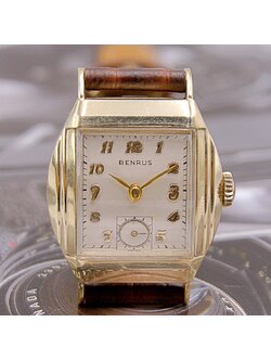 นาฬิกาเก่า BENRUS ไขลานสองเข็มครึ่ง