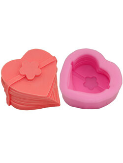 โมล(Mold) แม่พิมพ์ซิลิโคน ทำวุ้น ขนม สบู่ งานDiy รูปหัวใจ