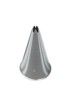 หัวบีบเกาหลี เพื่อตกแต่งเค้ก หรือ งาน diy เบอร์ 15 (Star tehcniques and drop flower)