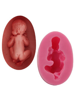 ซิลิโคนสำหรับทำฟองดองท์ กัมเพส รูปทารก (เล็ก)