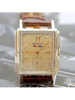 นาฬิกาเก่า BENRUS ไขลานสองเข็มครึ่ง