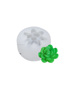 โมล(Mold) แม่พิมพ์ซิลิโคน ทำวุ้น ขนม สบู่ งานDiy รูป Succulent (SX-ZW-136)