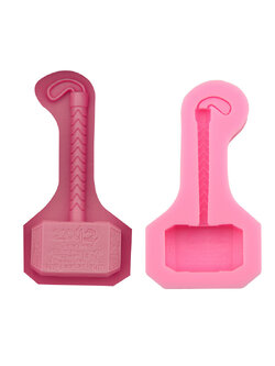 โมล(Mold) แม่พิมพ์ซิลิโคน ทำวุ้น ขนม สบู่ งานdiy รูปฆ้อน