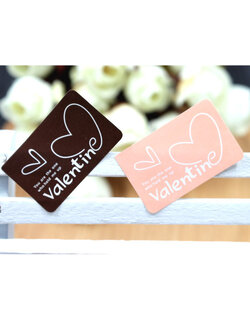 สติ๊กเกอร์ติดปากถุง Valentine 20 ดวง/แผ่น
