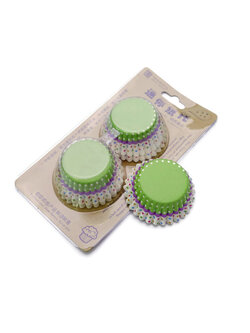 กระทงจีบคัพเค้ก ลวดลาย (ไซส์เล็ก) 3*2*5 cm.