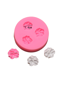 โมล(Mold) แม่พิมพ์ซิลิโคน ทำวุ้น ขนม สบู่ งานDiy รูปดอกไม้ (จิ๋ว)