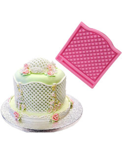 ซิลิโคนสำหรับทำฟองดองท์ กัมเพส รูปม่านเสื่อ