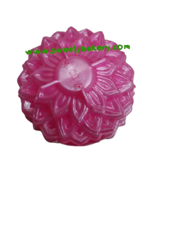 แม่พิมพ์ขนม แม่พิมพ์วุ้น แม่พิมพ์พลาสติกสองชั้น ทรงกลม รูปดอกไม้ เบอร์ 8