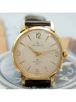 นาฬิกาเก่า HELBROS ไขลาน
