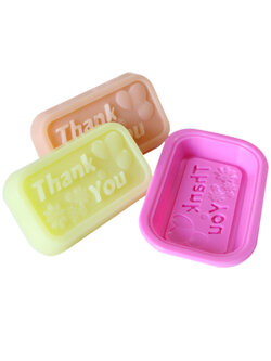 โมล(Mold) แม่พิมพ์ซิลิโคน ทำวุ้น ขนม สบู่ งานdiy รูป thank you (30 G.) (6 ชิ้น/แพ็ค)