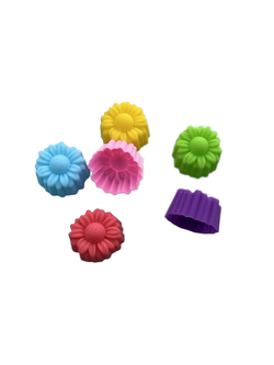 (แพ็คละ 6 ชิ้น) ไซส์เล็ก 3 ซม. โมล(Mold) แม่พิมพ์ซิลิโคน ทำวุ้น ขนม สบู่ งานdiy รูปดอกไม้ใหม่ ขนาดเล็ก 3 cm. (6 ชิ้น/แพ็ค)