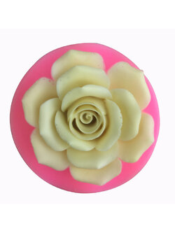 โมล(Mold) แม่พิมพ์ซิลิโคน ทำวุ้น ขนม สบู่ งานDiy รูปดอกกุหลาบ