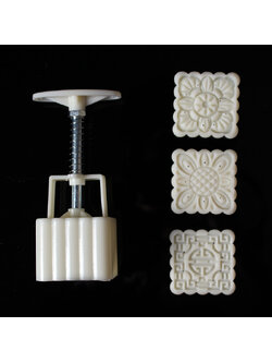 พิมพ์ขนมไหว้พระจันทร์ ขนมเปี๊ยะ 75 กรัม (3 ลาย)