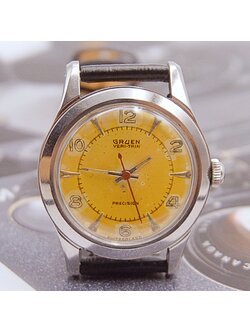 นาฬิกาเก่า GRUEN ไขลาน