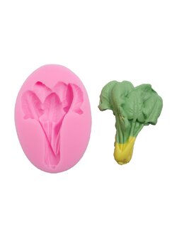 โมล(Mold) แม่พิมพ์ซิลิโคน ทำวุ้น ขนม สบู่ งานDiy รูปผักปวยเล้ง