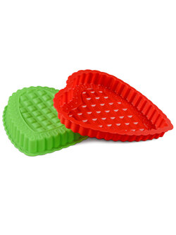 แม่พิมพ์ซิลิโคน พิมพ์สบู่ พิมพ์วุ้น พิมพ์ขนม รูปหัวใจ 23*25*3.7 cm.