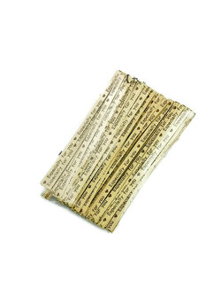 ลวดมัดปากถุง สีน้ำตาล 9 cm. บรรจุ 100 ชิ้น/ห่อ