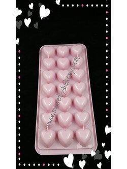 แม่พิมพ์ขนม แม่พิมพ์วุ้น แม่พิมพ์พลาสติก รูปหัวใจ 21 ช่อง (สีเลือกไม่ได้นะคะ แล้วแต่ล็อตของโรงงาน)