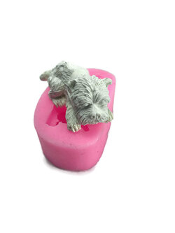 โมล(Mold) แม่พิมพ์ซิลิโคน ทำวุ้น ขนม สบู่ งานDiy รูปสุนัข(ไซส์เล็ก)