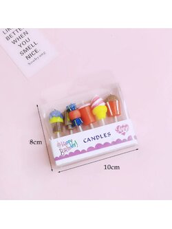 เทียนตกแต่งเค้ก เทียนวันเกิด รูปเบเกอร์รี่