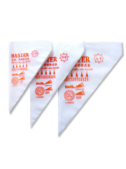 ถุงบีบครีมเค้ก พลาสติก master เบอร์ 10" (แบบใช้แล้วทิ้ง) (100 ใบ/แพ็ค)