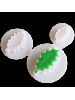 ที่พิมพ์ลายฟองดองท์ พิมพ์กดคุกกี้ รูปคริสต์มาส 3ชิ้น/แพ็ค