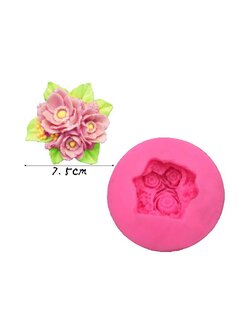 โมล(Mold) แม่พิมพ์ซิลิโคน ทำวุ้น ขนม สบู่ งานDiy รูปดอกไม้