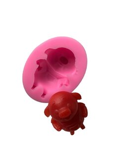 โมล(Mold) แม่พิมพ์ซิลิโคน ทำวุ้น ขนม สบู่ งานDiy รูปหมู