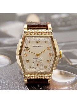 นาฬิกาเก่า BENRUS ไขลานสองเข็มครึ่ง
