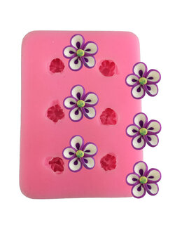 โมล(Mold) แม่พิมพ์ซิลิโคน ทำวุ้น ขนม สบู่ งานDiy รูปดอกลีลาวดี (เล็ก)