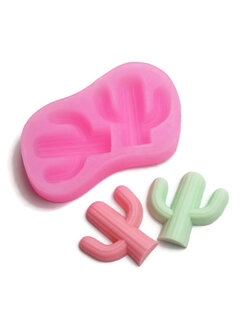 โมล(Mold) แม่พิมพ์ซิลิโคน ทำวุ้น ขนม สบู่ งานDiy รูปกระบองเพชร แคคตัส (เล็ก)