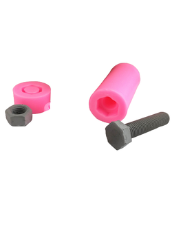 โมล(Mold) แม่พิมพ์ซิลิโคน ทำวุ้น ขนม สบู่ งานdiy รูปน็อตสกรู ขนาดใหญ่