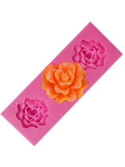 โมล(Mold) แม่พิมพ์ซิลิโคน ทำวุ้น ขนม สบู่ งานDiy รูปดอกไม้