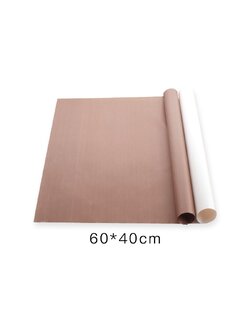 แผ่นรองอบ (Baking sheet/ silpat) ((ไม่เคลือบเทฟล่อน)) 40*60 cm. สีน้ำตาล